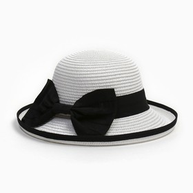 Шляпа женская, цвет белый, размер 58