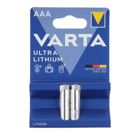 Батарейка литиевая Varta ULTRA, AAA, FR10G445, 1.5 В, блистер, 2 шт. 9569682