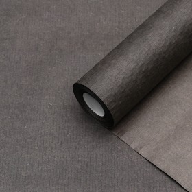 Бумага сотовая для упаковки  0,5 х 10 м, 80 г/м2,  Черная, Темно серая (Вулканический песок)