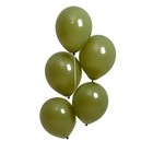 Шар латексный 12“, пастель, набор 100 шт, цвет зеленый авокадо ( avocado green) - фото 130498268