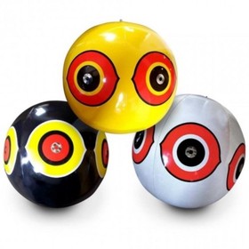 Отпугиватель птиц «Глаз хищника», комплект из 3 шаров, жёлтый, белый, чёрный