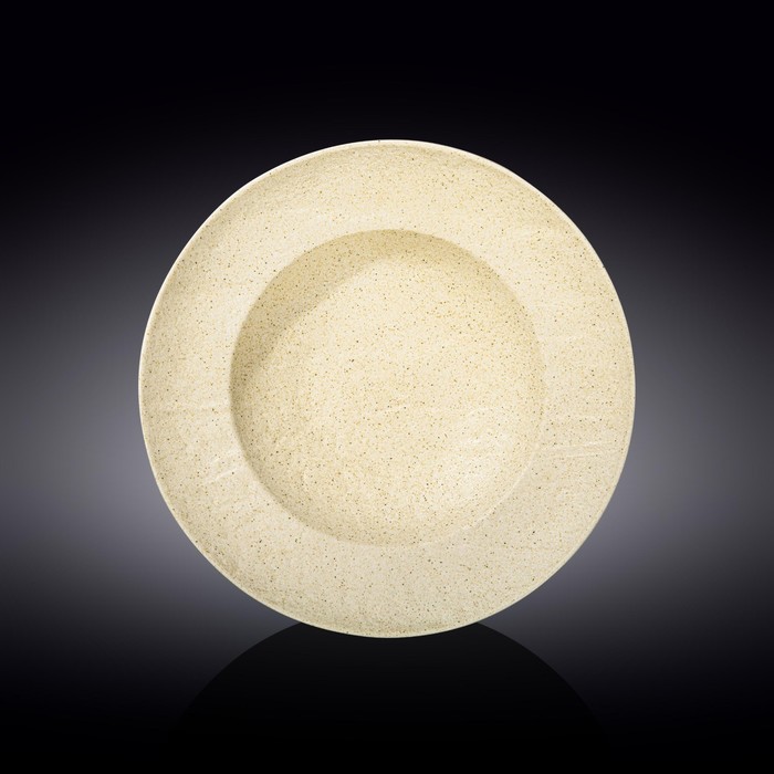 Тарелка глубокая Wilmax, d=28.5 см, 500 мл, цвет песочный - фото 130498671