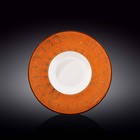 Тарелка глубокая Wilmax Splach, d=25.5 см, 1.5 л, цвет оранжевый - фото 130498692