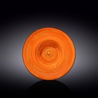 Тарелка глубокая Wilmax Spiral, d=22.5 см, 1.1 л, цвет оранжевый - фото 130498861