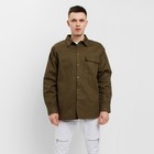Рубашка мужская MIST oversize р.56, хаки - фото 803171241