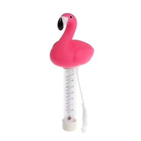 Термометр плавающий для бассейна, фламинго