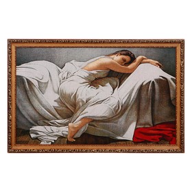 Гобеленовая картина "Девушка в простыне" 55х85 см