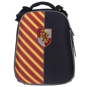 Рюкзак каркасный, 38 х 29 х 17 см, Hatber "Гарри Поттер", чёрный/красный NRk_85130