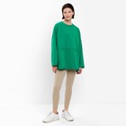 Свитшот женский MINAKU: Casual collection цвет зелёный, р-р 52 - фото 53348
