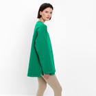 Свитшот женский MINAKU: Casual collection цвет зелёный, р-р 52 - фото 53349