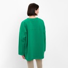 Свитшот женский MINAKU: Casual collection цвет зелёный, р-р 52 - фото 53350
