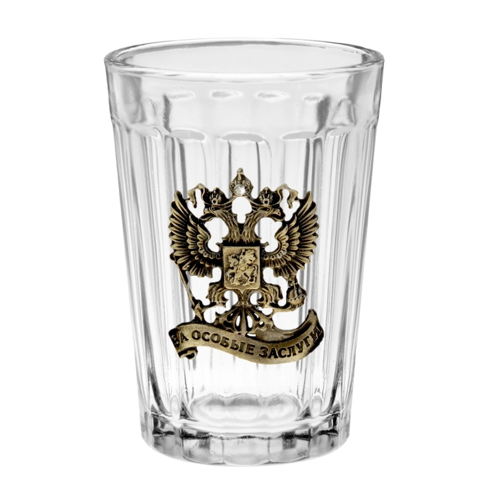 Стакан гранёный (деколь) "офицерский",арт. Граненый стакан со зве. Стакан для офицера. М. Граненые стаканы офицерский.