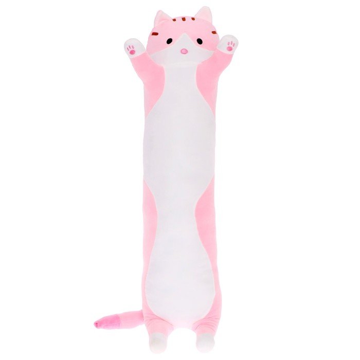 Мягкая игрушка «Кот Батон», цвет розовый, 90 см - фото 130501207