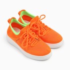 Кроссовки детские, цвет оранжевый, размер 31 - фото 7260466