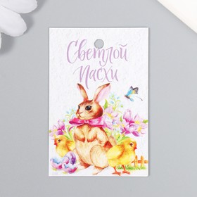 Бирка картон "Кролик ХВ" 4х6 см