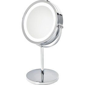 Bradex cosmetic mirror, bilateral, with backlight and 5-fold increase