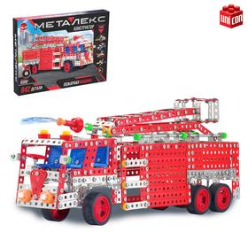 Constructor metal "Fire truck", 842 details
