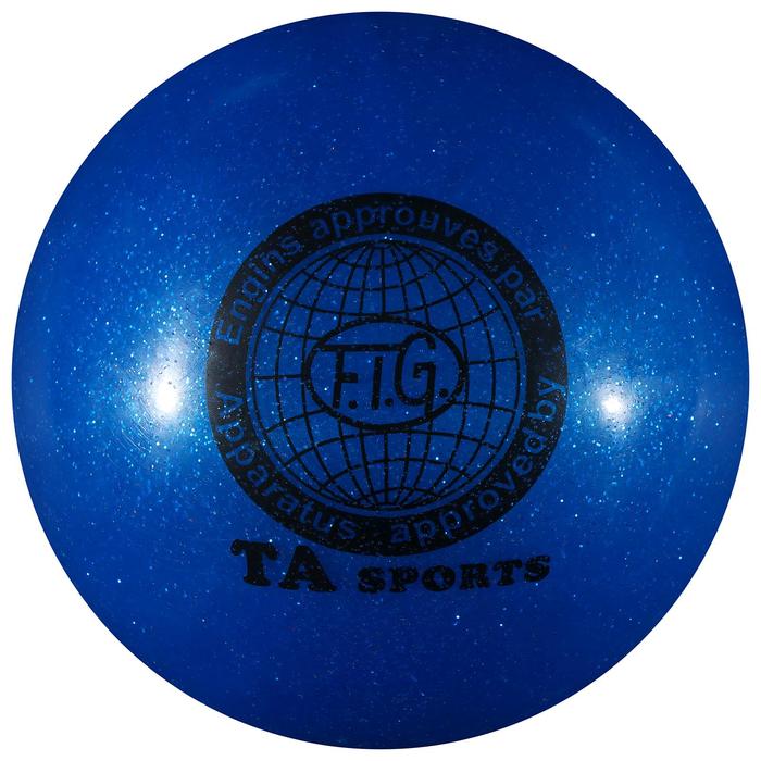 Мяч для гимнастики &quot;БЛЕСК&quot;, 15 см, цвет: синий