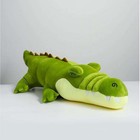 Шкура мягкой игрушки «Крокодил», 80 см, цвет зелёный - фото 7909423