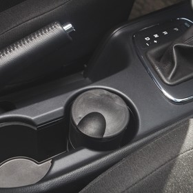 Пепельница для авто с крышкой, подсветка, 10×7 см, черный 859781