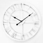 Часы настенные, серия: Лофт, плавный ход, d-60 см, белые - фото 2096798