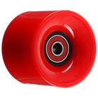 Колёса для лонгборда с подшипником 60x45 мм,72А, цвет красный - фото 7966141