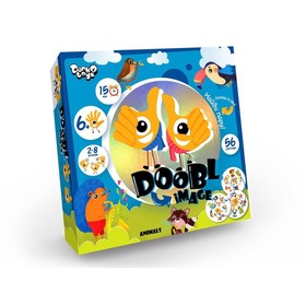 Детская настольная игра «Двойная картинка», серия Doobl Image, круглые карты