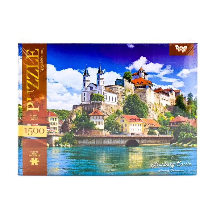 Пазлы картонные «Замок Аарбург. Швейцария», 1500 элементов - фото 130370958