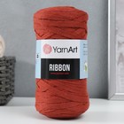 Пряжа "Ribbon" 40% полиэстер, 60% хлопок 125м/250гр (785 керамика) 9672096 - фото 7971300