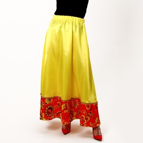 Карнавальная юбка на резинке «Народные гуляния: Хохлома красная», обхват бедер 112–124 см