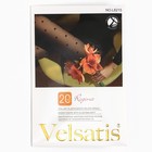 Колготки женские Velsatis 20 den, цвет чёрный/мелкие сердца, размер 46-48 9699342 - фото 8010514