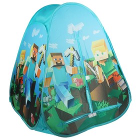 Палатка детская игровая «Майнкрафт», 81 × 90 × 81 см, в сумке