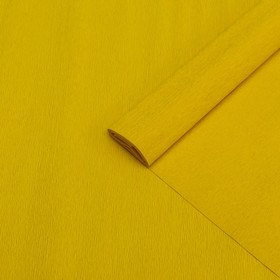 Бумага гофрированная 372 желтая,90 гр,50 см х 1,5 м в Донецке