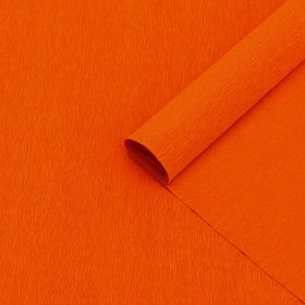 Бумага гофрированная 374 оранжевая,90 гр,50 см х 1,5 м в Донецке