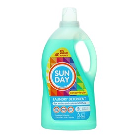 Sunday washing liquid for colored and white, universal 2 liters