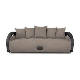 Прямой диван «Мария», механизм еврокнижка, рогожка, цвет bahama ash