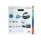 Пылесос Bosch BWD421PRO, моющий, 2100 Вт, 4 л, 7 насадок, 9 м, белый 9695365 - фото 53296