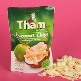 Кокосовые чипсы "Tham" Оригинальный вкус. 40 г