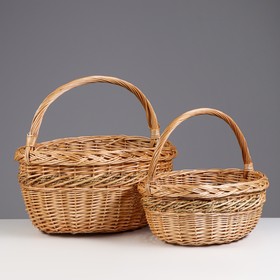 A set of baskets, 2 pcs, 46x33x23x41; 35x27x15x34cm, V = 3, 2l