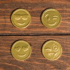 Шоколадные монеты в банке «Смайлик», 6 г (50 шт) - фото 803531230