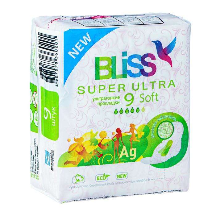 Прокладки для критических дней Bliss Super Ultra Soft, 9шт