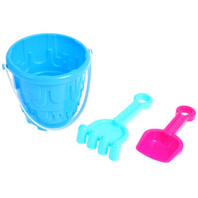 Sand set "Builder", 3 subjects, the volume of the bucket 0.4 l, MIX colors