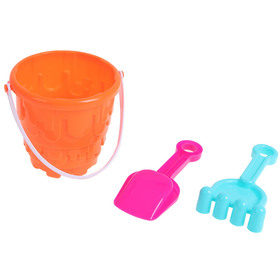 Sand set "Builder", 3 subjects, the volume of the bucket 0.4 l, MIX colors