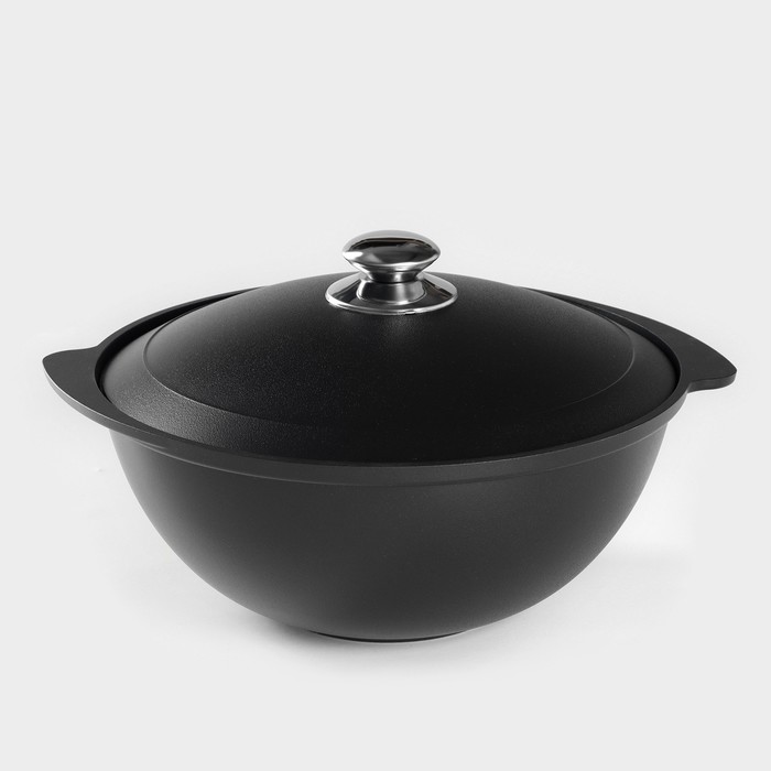 Cauldron for pilaf with a cover of 4.5 l, non-stick coating. 