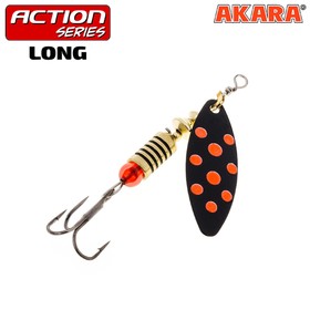 Блесна вращающаяся Akara Action Series Long 2, цвет A 8, 8 гр.