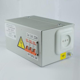 Ящик с понижающим трансформатором «Кострома» ОС0000002367 220/36В, 3 автоматических выключателя   97