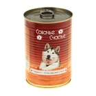 Влажный корм "Собачье счастье" говядина с потрошками в желе, ж/б, 410 г - фото 800278660