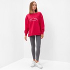 Джемпер женский MINAKU:MINAKU: SPORTY & STYLISH цвет фуксия, р-р 46 - фото 803683546
