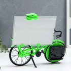 Фоторамка пластик с часами "Велосипед" МИКС 10х15 см, 5,6х21,5х18 см - фото 1730612