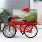 Фоторамка пластик с часами "Велосипед" МИКС 10х15 см, 5,6х21,5х18 см - фото 1730615